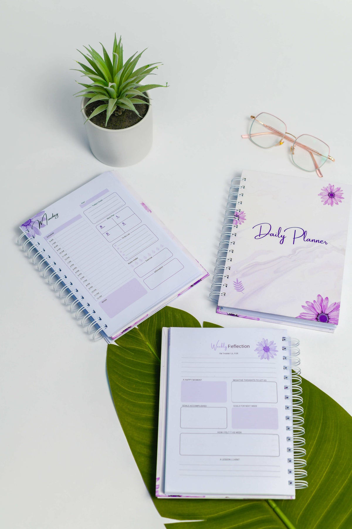 Lilac daily planner